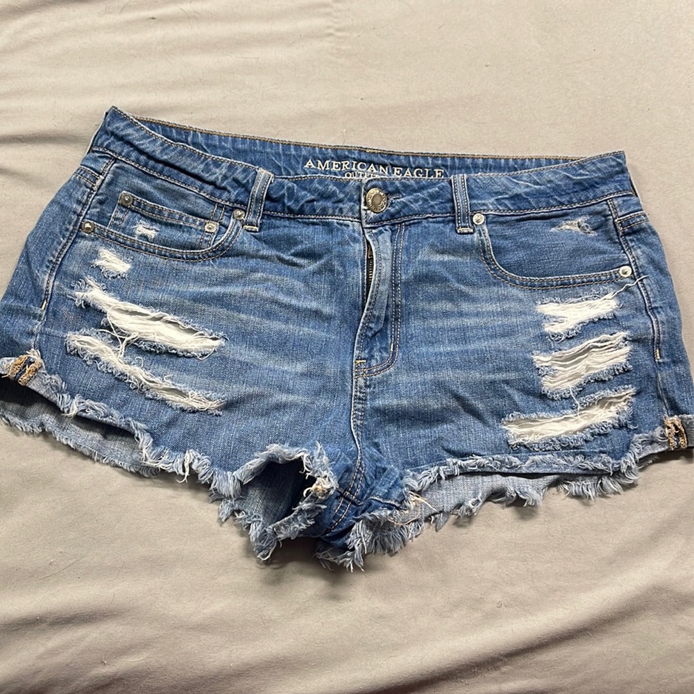 American eagle jean shorts